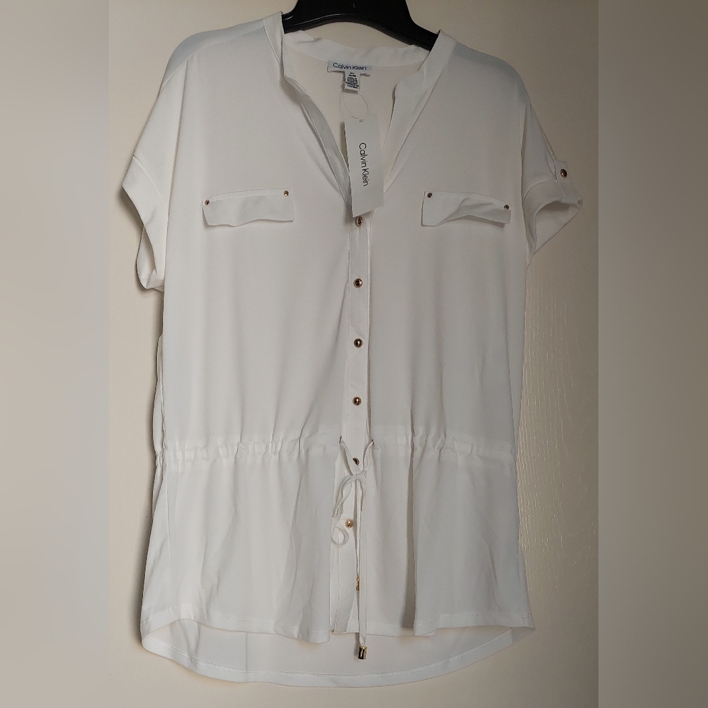 Calvin Klein Blouse Size Med